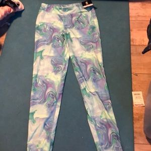 girls multi colored leggings